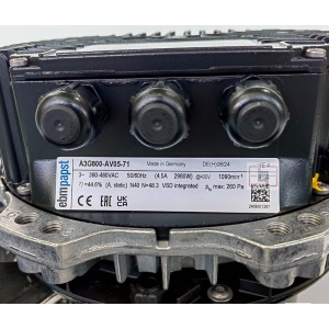 Ebmpapst A3G800-AV05-71 380-480V 4.5A 2980W Cooling Fan 