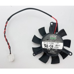Cooler master A5010-60RB-2AN-C1 12V 0.20A 2wires Cooling Fan