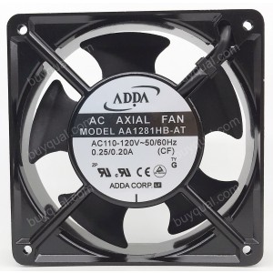 ADDA AA1281HB-AT AA1281HB-AW 110V/120V 0.25/0.2A Cooling Fan
