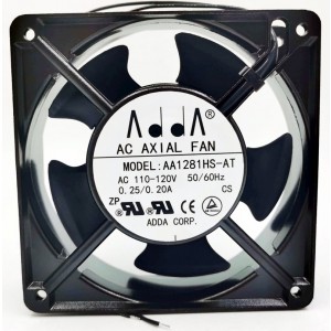 ADDA AA1281HS-AT 110/120V 0.25/0.20A 2wires Cooling Fan