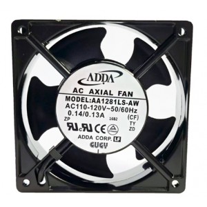 ADDA AA1281LS-AW 110-120V 0.14/0.13A 2wires Cooling Fan 