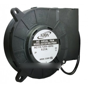ADDA AA1281MB-PWBM 110-120V 0.21A 2wires Cooling Fan
