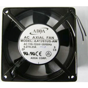 ADDA AA1281US-AW 110/120V 0.27/0.23A 2wires Cooling Fan