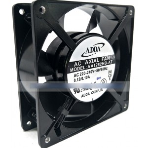 ADDA AA1282HB-AW AA1282HB-AT 220/240V 0.12/0.1A 2wires Cooling Fan