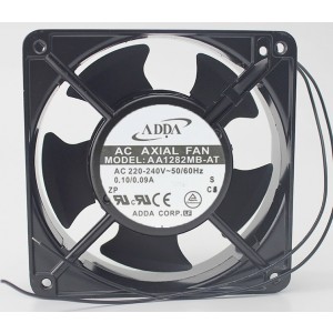 ADDA AA1282MB-AT 220/240V 0.10/0.09A 2wires Cooling Fan