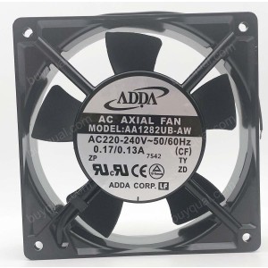 ADDA AA1282UB-AW 230V 0.17/0.13A 2wires Cooling Fan