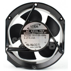 ADDA AA1751HB-AT 110/120V 0.48/0.43A 2 wires Cooling Fan