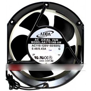 ADDA AA1751HB-AW 110/120V 0.48/0.43A 2 Wires Cooling Fan 