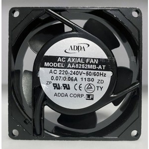 ADDA AA8252MB-AT 220/240V 0.07/0.06A 2wires Cooling Fan