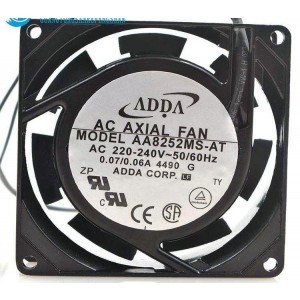 ADDA AA8252MS-AT 220/240V 0.07/0.06A 2 Wires Cooling Fan 