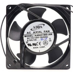 ADDA AA9251MS-AW 110/120V 0.15/0.13A 2wires cooling fan