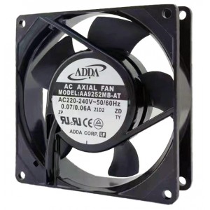 ADDA AA9252MB-AT 220/240V 0.07/0.06A 2wires Cooling Fan