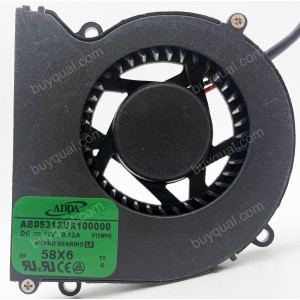 ADDA AB05312UX100000 12V 0.12A 2wires Cooling Fan
