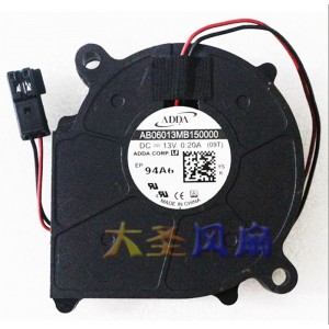 ADDA AB06013MB150000 13V 0.20A 2wires Cooling Fan