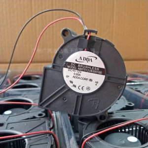 ADDA AB07512UB300100 12V 0.60A 2 wires Cooling Fan