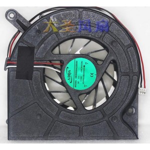 ADDA AB08005HX22B300 5V 0.50A 3wires Cooling Fan