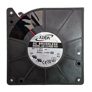 ADDA AB1224UB-Y01 24V 0.55A 2wires Cooling Fan 