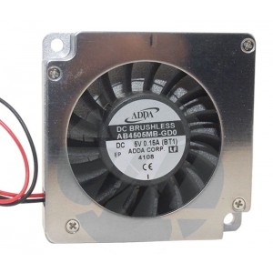 ADDA AB4505MB-GD0 5V 0.15A 2wires Cooling Fan