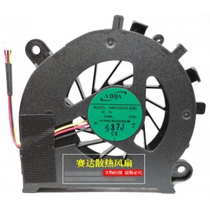 ADDA AB6305HX-EB3 5V 0.50A 3wires Cooling Fan 