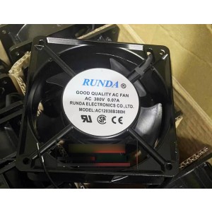 RUNDA AC12038B380H 380V 0.07A 2wires Cooling Fan 