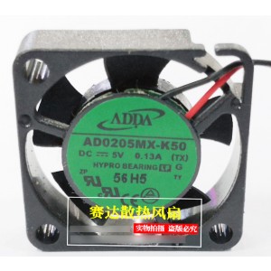 ADDA AD0205MX-K50 5V 0.13A 2wires Cooling Fan
