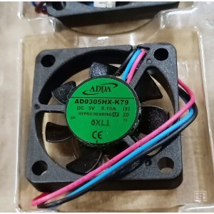 ADDA AD0305HX-K79 5V 0.15A 3wires Cooling Fan