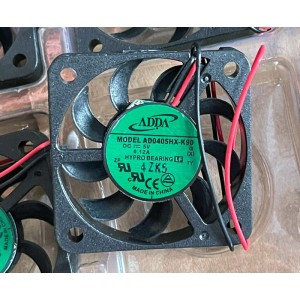 ADDA AD0405HX-K90 5V 0.12A 2 Wires Cooling Fan 