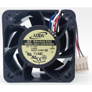 ADDA AD0412HB-B5BDS 12V 0.60A 4wires Cooling Fan
