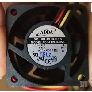 ADDA AD0412LB-C56 12V 0.07A 3wires Cooling Fan - Original New