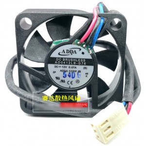 ADDA AD0412LB-G76 12V 0.07A 3wires Cooling Fan