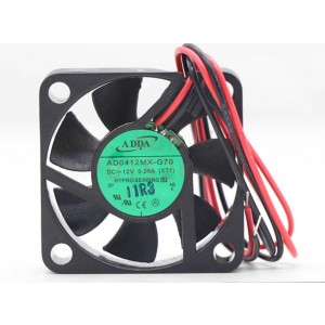 ADDA AD0412MX-G70 12V 0.08A 2wires Cooling Fan 