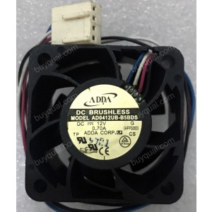 ADDA AD0412UB-B5BDS 12V 0.7A 4wires Cooling Fan - Used