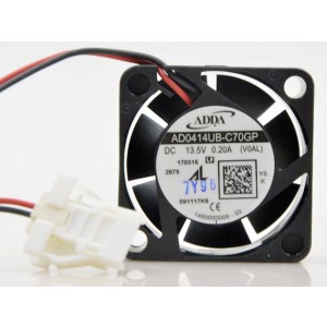 ADDA AD0414UB-C70GP 13.5V 0.20A 2wires Cooling Fan 