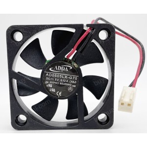 ADDA AD0505LX-G70 5V 0.12A 2 wires Cooling Fan