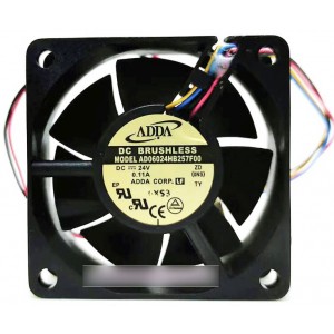 ADDA AD06024HB257F00 24V 0.11A 4wires Cooling Fan