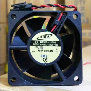 ADDA AD06024XB257000 24V 0.19A  2wires Cooling Fan