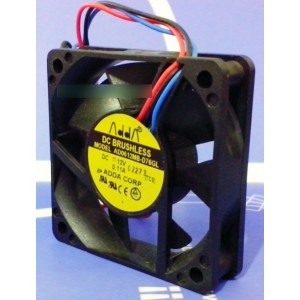 ADDA AD0612MB-D76GL 12V 0.11A 3wires Cooling Fan