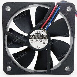 ADDA AD0612MB-G76 12V 0.13A 3wires Cooling Fan