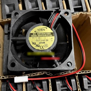 ADDA AD0612UB-C71GL 12V 0.17A 2wires Cooling Fan
