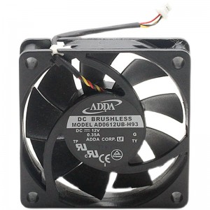 ADDA AD0612UB-H93 12V 0.35A 3wires Cooling Fan