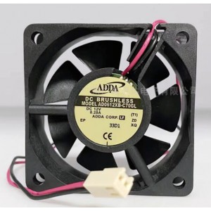 ADDA AD0612XB-C70GL 12V 0.28A 2wires Cooling Fan