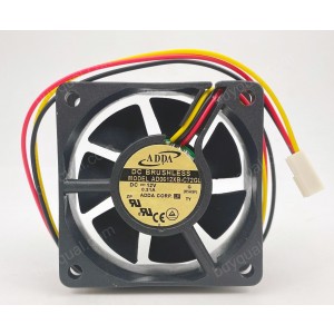 ADDA AD0612XB-C72GL 12V 0.31A 3wires Cooling Fan - New condition