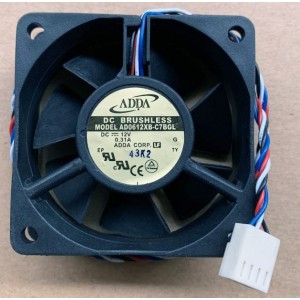 ADDA AD0612XB-C7BGL 12V 0.31A 4wires Cooling Fan 