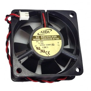 ADDA AD0624UB-A71GL 24V 0.16A 2wires Cooling Fan
