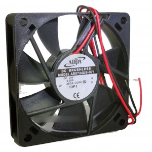 ADDA AD0724HB-D71 AD0724UB-D71 24V 0.16A 2wires cooling fan