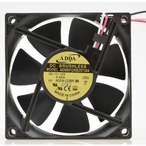 ADDA AD08012XB257304 12V 0.45A 3wires Cooling Fan 