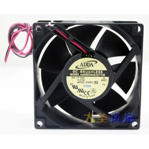 ADDA AD08024UB327100 24V 0.53A 2wires Cooling Fan