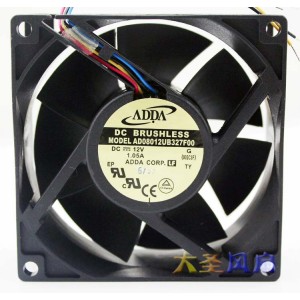 ADDA AD08024UB327F00 12V 1.05A 4wires Cooling Fan