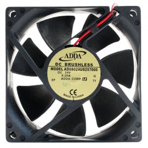 ADDA AD08024US257000 24V 0.02A 2wires Cooling Fan 