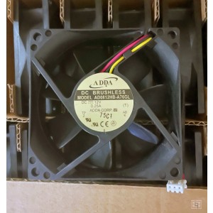 ADDA AD0812HB-A76GL 12V 0.25A 3wires Cooling Fan